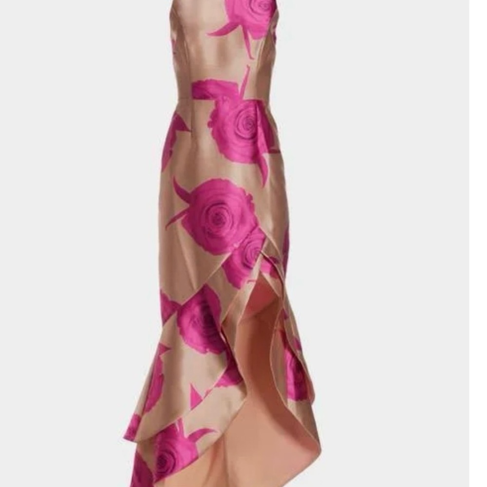 Boston Proper beautiful rose print gown. Size 6
